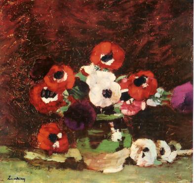 Stefan Luchian Anemones oil painting image